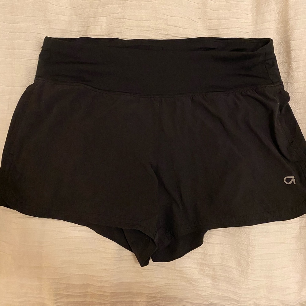 GapFit womens black running shorts